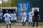 Baseball vs MIT  Wheaton College Baseball vs MIT during quarter final game of the NEWMAC Championship hosted by Wheaton. - (Photo by Keith Nordstrom) : Wheaton, baseball, NEWMAC